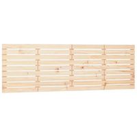cabecero de cama de pared madera maciza de pino 166x3x63 cm vidaxl