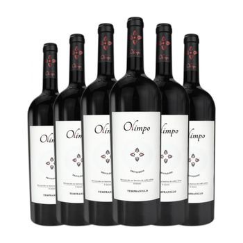 Vino Tinto Olimpo. Tempranillo Syrah Vino Crianza 75 Cl 13.5% Vol. (pack De 6 Unidades)