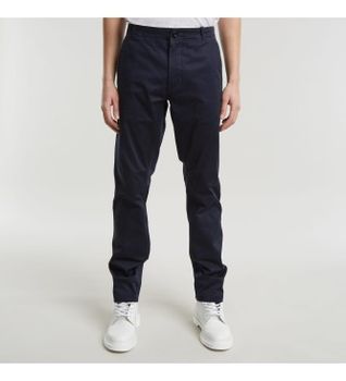 G-Star para hombre. D25547-5126-C742 Pantalón Mosa Straight Chino marino (38/34), Casual, Algodón