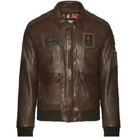 aeronautica militare cazadora de cuero 222pn895pl145 para hombre