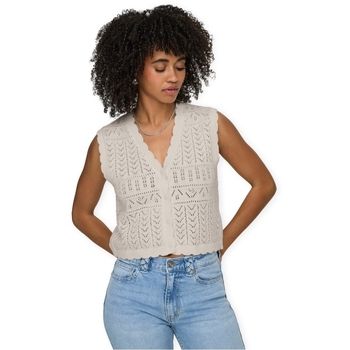 Only Blusa Noos Irina Vest - Pumice Stone para mujer