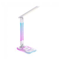 flexo led base wireless gamer cct rgb dim 10w