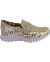 de piesanto 250718 mocasines de mujer piel beige