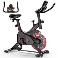 formill qk101 bicicleta estatica con transmision por correa volante de 24 kg ajustes de cinco niveles y pantalla