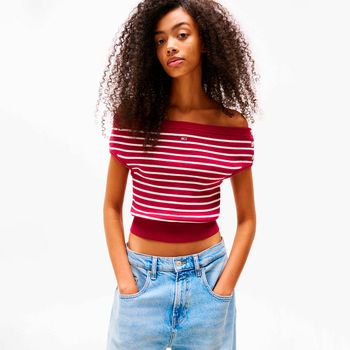 Tommy Jeans Jersey Fucsia DW0DW20252-0E1