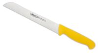 cuchillo panero de acero inoxidable nitrum de 200 mm mango amarillo