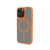 celly cover gelskin tpu magsafe iphone 14 pro transparente y amarillo