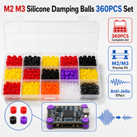 bolas amortiguadoras m2 m3 de silicona y goma en caja surtida para montaje flexible de controlador f4 f7 dron fpv rc