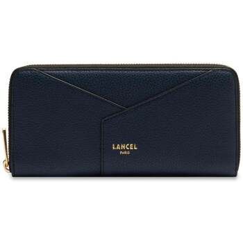 Lancel Cartera Enveloppe Cartera Larga Cuero Azul Marino para mujer