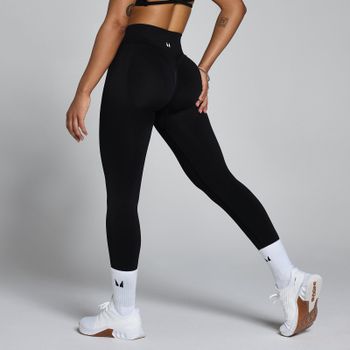Mallas Lift sin costuras con fruncido para mujer de MP - Negro - S