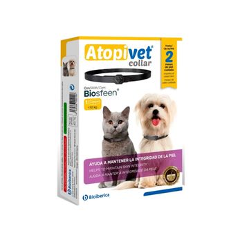 BIOIBERICA Atopivet Collar (35 cm) Perros y Gatos (hasta 10 kg) - Collar Dermatológico | Hidratación y Nutrición de la Piel