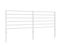 vidaxl cabecero de metal blanco 193 cm