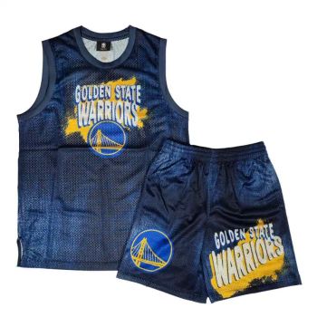 Equipación Stephen Curry Golden State Warriors NBA Heating Up de Outerstuff Junior