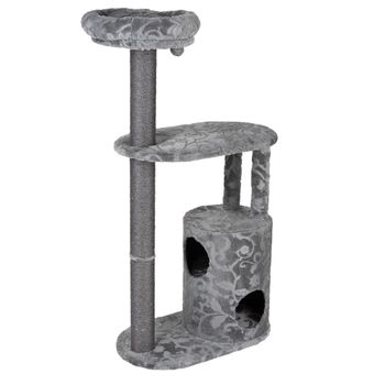 Royal Silver Cat Tree - Grey / Floral