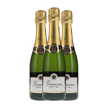 Gramona Brut Cava Reserva Media Botella 37 Cl 12% Vol. (pack De 3 Unidades)