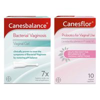 canesbalance bacterial vaginosis vaginal gel  canesflor probiotic capsules