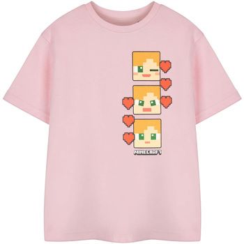 Minecraft Camiseta NS8919 para niña