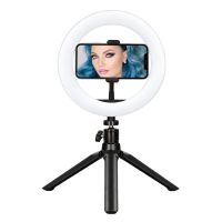 ksix kit studio live anillo led con tripode para smartphone