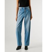 pepe jeans para mujer pl20473943a1 jeans barrel addison azul 3028 casual algodon denim