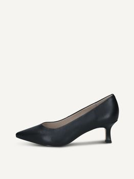 CAPRICE Pumps, black, made of Leather with Queenie, Size 38.5