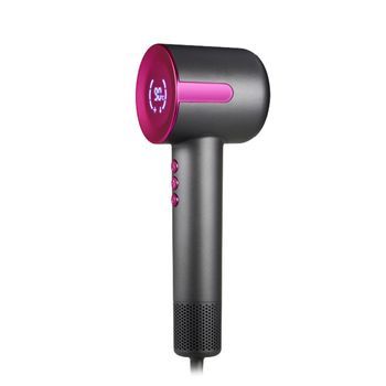 Secador De Pelo Ionizador De 1500w, 3 Velocidades, Hasta 90°c. Incluye Cabezal Concentrador Magnético. 8,2x7,6x25,5 Cm. Color: Fucsia