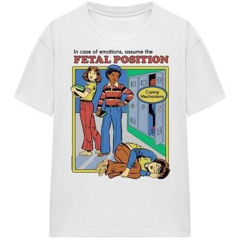 Steven Rhodes Camiseta Assume The Fetal Position para mujer
