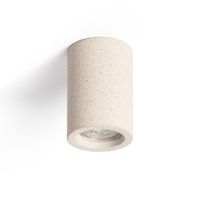 ledkia aplique de techo cemento cuarzo beige