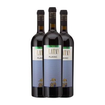 Zlatan Otok Vino Tinto Plavac Organic Srednja I Južna Dalmacija 75 Cl 13.4% Vol. (pack De 3 Unidades)