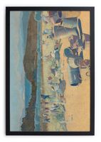 cuadro con marco negro 40x30