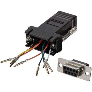 Adaptador Conversor Modular DB9 Serie a RJ45 Hembra a Hembra StarTech.com