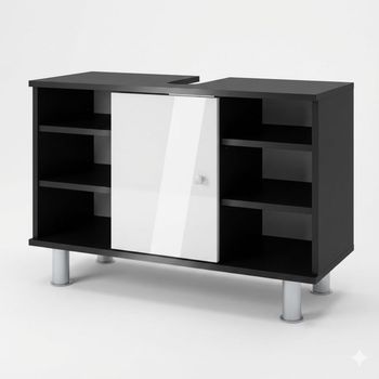 Mueble Para Lavabo Fynn 80 X 54 Cm Con 6 Estantes Vicco