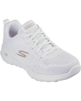 de SKECHERS 124640 ZAPATILLAS CASUAL DE MUJER BLANCO Y ORO