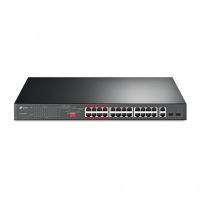 tp-link tl-sl1226p switch 24 puertos fast ethernet  2 gigabit poe