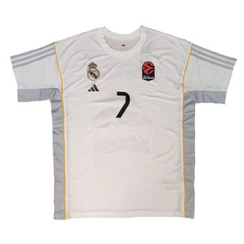 Camiseta calentamiento Facundo Campazzo Real Madrid Baloncesto Adidas 2025 / 26
