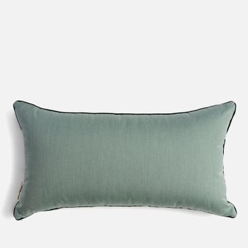 Business & Pleasure Rectangle Throw Pillow - Rivie Green