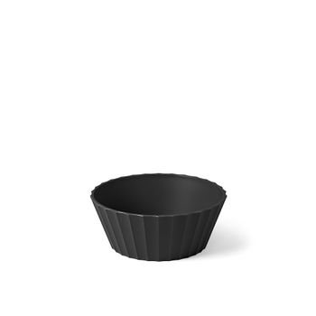 Cuenco polipropileno negro mate diam. 15cm
