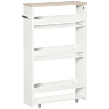 Estantería 48x15x80 cm blanco