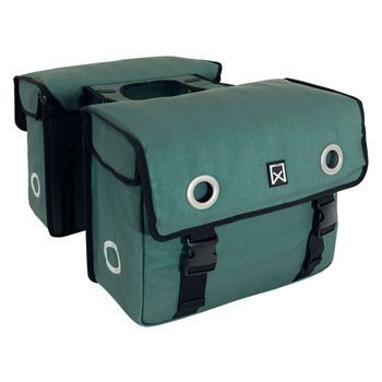 Alforjas Para Bicicleta Lona Verde 40 L Willex