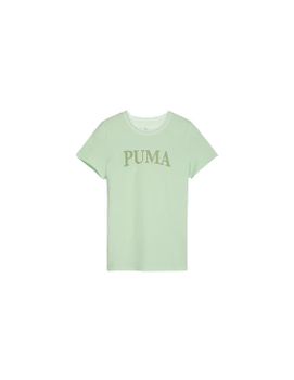 Camiseta Puma Squad Infantil Oliva