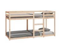 litera de madera maciza de pino 80x200 cm