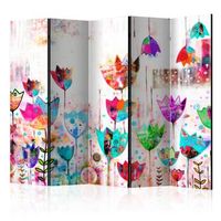biombo - colorful tulips ii room dividers