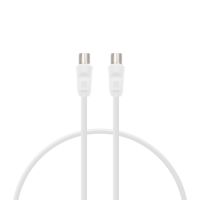 pccom essential coaxial cable 3c-2v 95 mm macho  95 mm hembra 18 m blanco