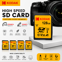 tarjeta de memoria kodak sdxc 32gb 64gb 128gb 256gb u3 v30 clase 10 de alta velocidad grabacion de video 4k uhd para camara dslr