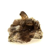 cuarzo ahumado - piedra natural de francia haute -savoie - collection mineral brown color  4884 cts - certificado de autenticidad incluido  67 x
