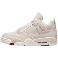 nike deportivas moda baskets air jordan 4 sail canvas toile beige para hombre