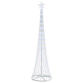 Árbol De Navidad Led Frío 250 Cm Metal Vidaxl