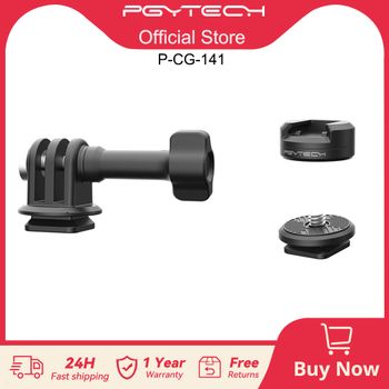 PGYTECH-Cámara de acción CapLock, juego de liberación rápida con interfaz de 1/4 
