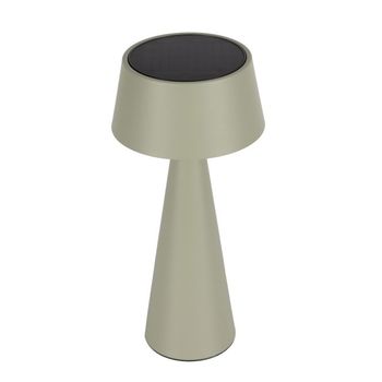 Lámpara de mesa recargable solar led meri verde (3w)