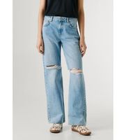 pepe jeans para mujer pl20510423w1 jeans loose hazel azul 2930 casual algodon denim