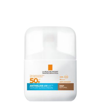 La Roche Posay Anthelios UVAIR Serum Sunscreen SPF50+ Deep with Hyaluronic Acid, Niacinamide & Vitamin E, For all skin types, 50ml